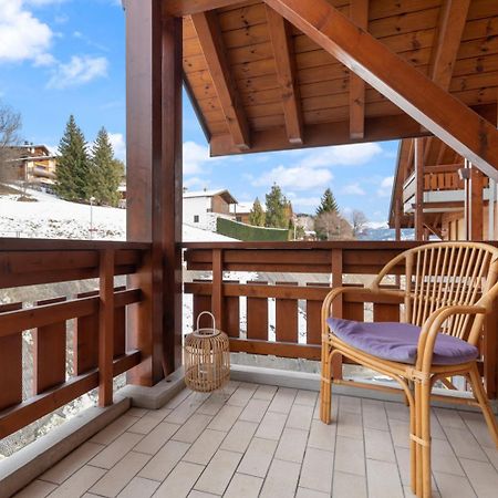 Charmant Studio Renove Situe Dans Les Bains D'Ovronnaz, Immeuble Les Sources Buitenkant foto