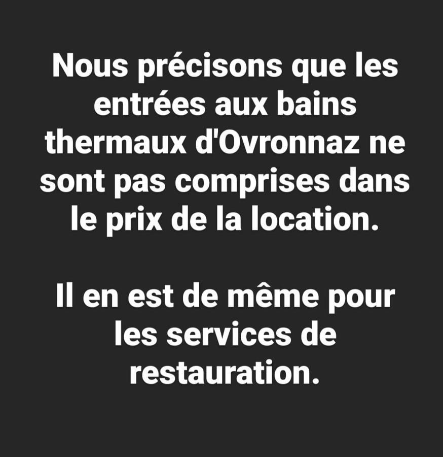 Charmant Studio Renove Situe Dans Les Bains D'Ovronnaz, Immeuble Les Sources Buitenkant foto