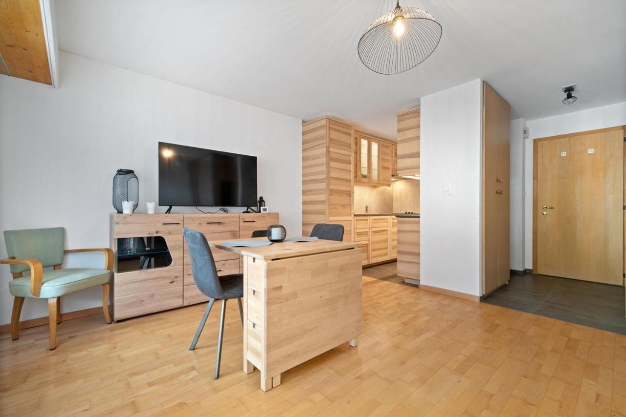 Charmant Studio Renove Situe Dans Les Bains D'Ovronnaz, Immeuble Les Sources Buitenkant foto