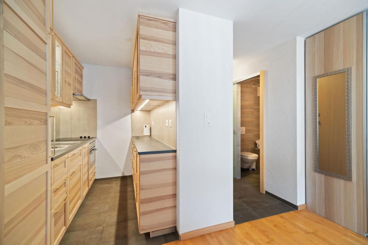 Charmant Studio Renove Situe Dans Les Bains D'Ovronnaz, Immeuble Les Sources Buitenkant foto