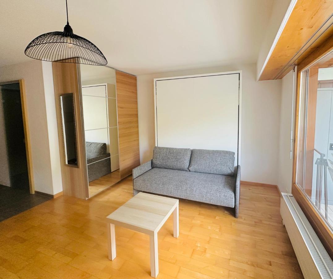 Charmant Studio Renove Situe Dans Les Bains D'Ovronnaz, Immeuble Les Sources Buitenkant foto